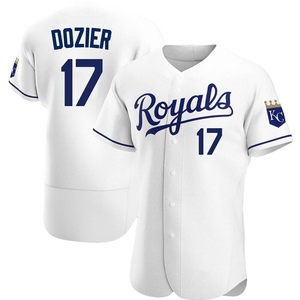 Hunter Dozier Youth Jersey - Kansas City Royals Replica Kids Home Jersey